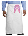 Human Pink Skeleton Bones Ribcage Adult Bistro Apron-Bistro Apron-TooLoud-White-One-Size-Adult-Davson Sales