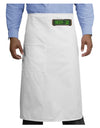 Beer 30 - Digital Clock Adult Bistro Apron by TooLoud-Bistro Apron-TooLoud-White-One-Size-Adult-Davson Sales