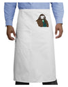 Dwarf King Adult Bistro Apron-Bistro Apron-TooLoud-White-One-Size-Adult-Davson Sales