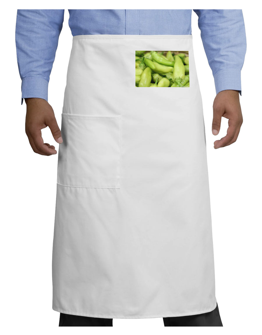 Buy Local - Jalapenos Adult Bistro Apron-Bistro Apron-TooLoud-White-One-Size-Adult-Davson Sales