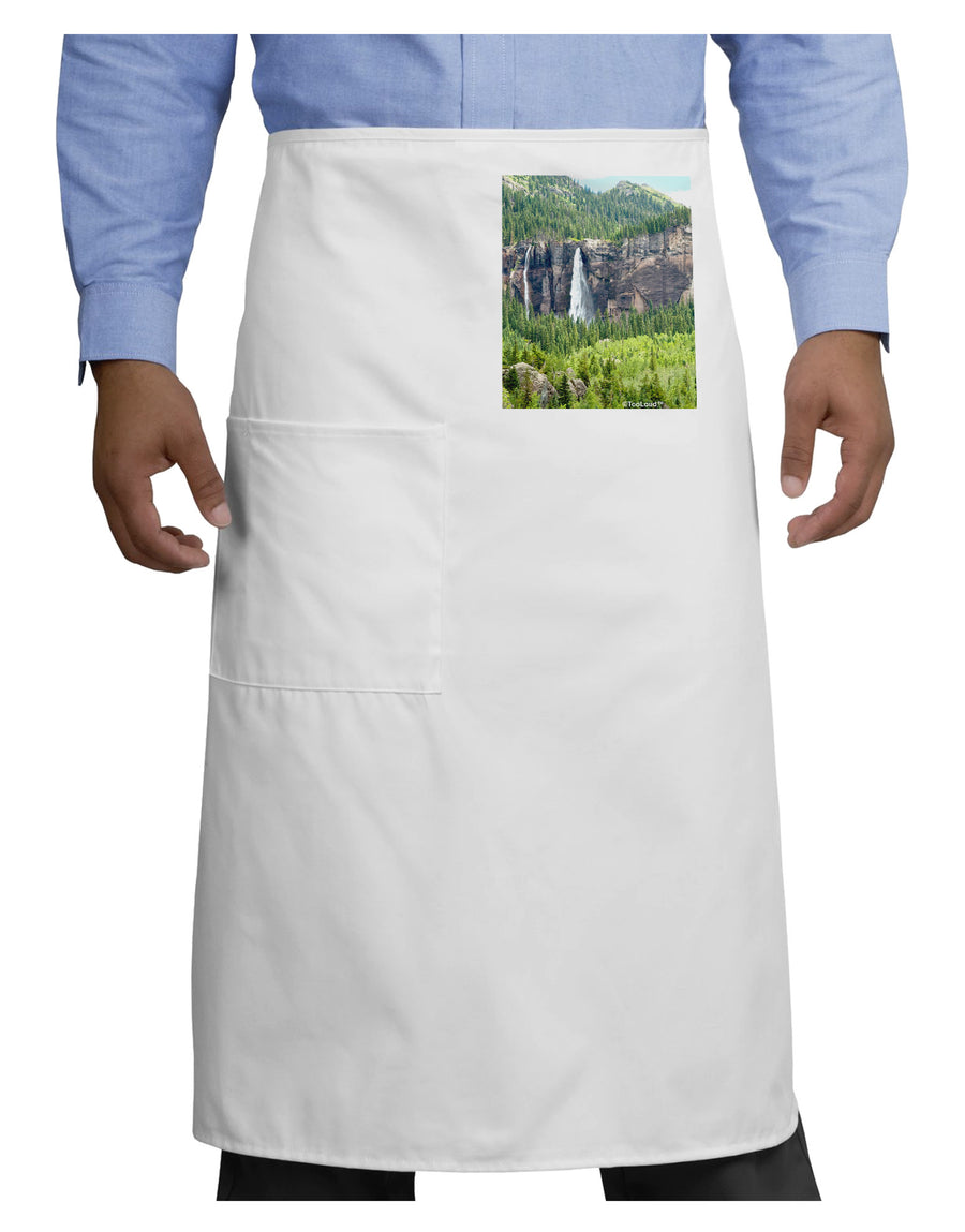 Beautiful Cliffs Nature Adult Bistro Apron by-Bistro Apron-TooLoud-White-One-Size-Adult-Davson Sales