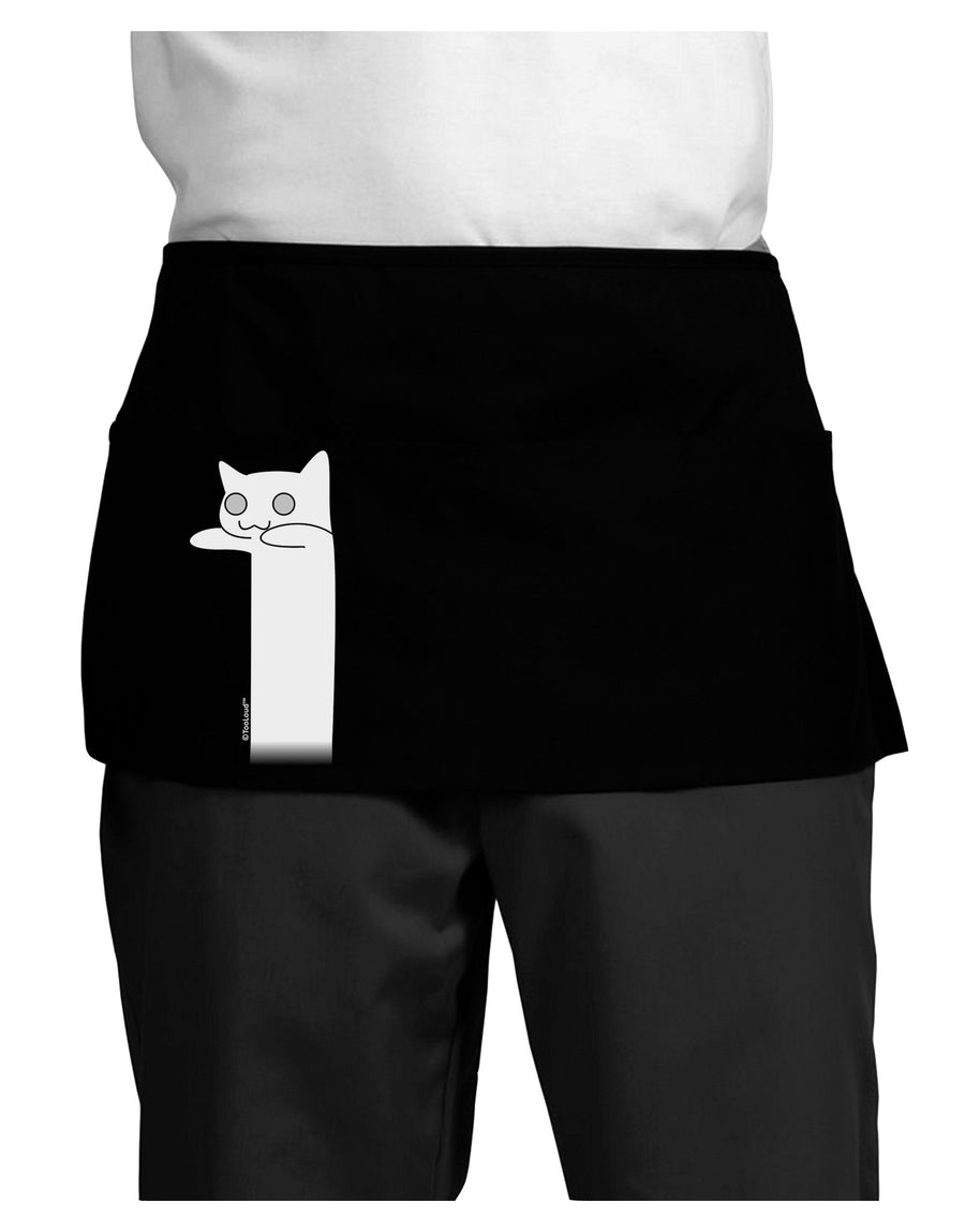 Longcat - Internet Humor Dark Adult Mini Waist Apron, Server Apron by TooLoud-Mini Waist Apron-TooLoud-Black-One-Size-Davson Sales