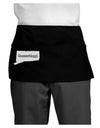 Connecticut - United States Shape Dark Adult Mini Waist Apron, Server Apron by TooLoud-Mini Waist Apron-TooLoud-Black-One-Size-Davson Sales