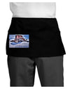 TooLoud Victor Mines Colorado Text Dark Adult Mini Waist Apron, Server Apron-Mini Waist Apron-TooLoud-Black-One-Size-Davson Sales