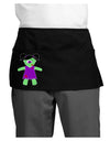 Zombie Girl Halloween Dark Adult Mini Waist Apron, Server Apron-Mini Waist Apron-TooLoud-Black-One-Size-Davson Sales