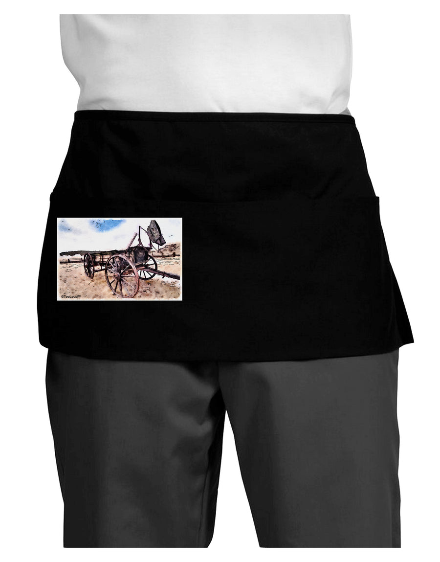 Antique Vehicle Dark Adult Mini Waist Apron, Server Apron-Mini Waist Apron-TooLoud-Black-One-Size-Davson Sales