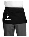 I Heart Zombies - Funny - Halloween Dark Adult Mini Waist Apron, Server Apron-Mini Waist Apron-TooLoud-Black-One-Size-Davson Sales