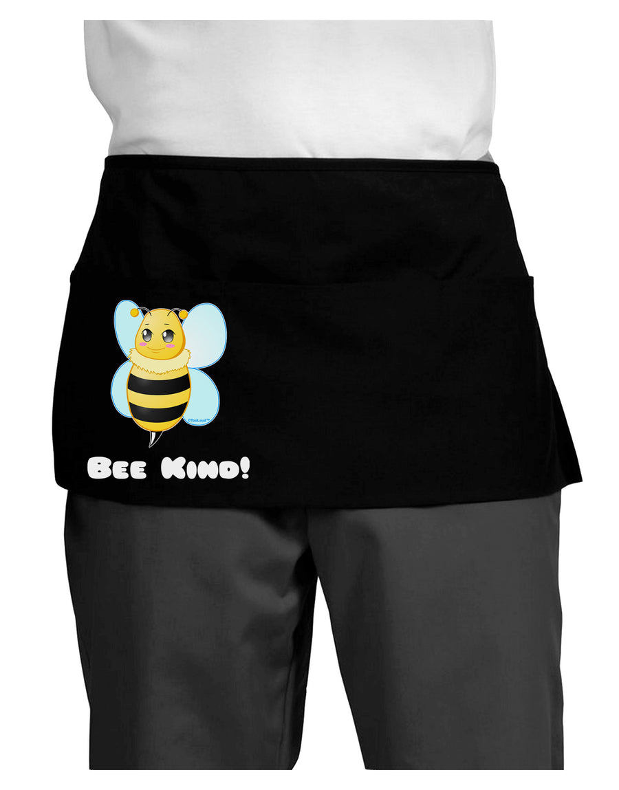 Bee Kind Dark Adult Mini Waist Apron, Server Apron-Mini Waist Apron-TooLoud-Black-One-Size-Davson Sales