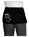 Scorpio Symbol Dark Adult Mini Waist Apron, Server Apron-Mini Waist Apron-TooLoud-Black-One-Size-Davson Sales