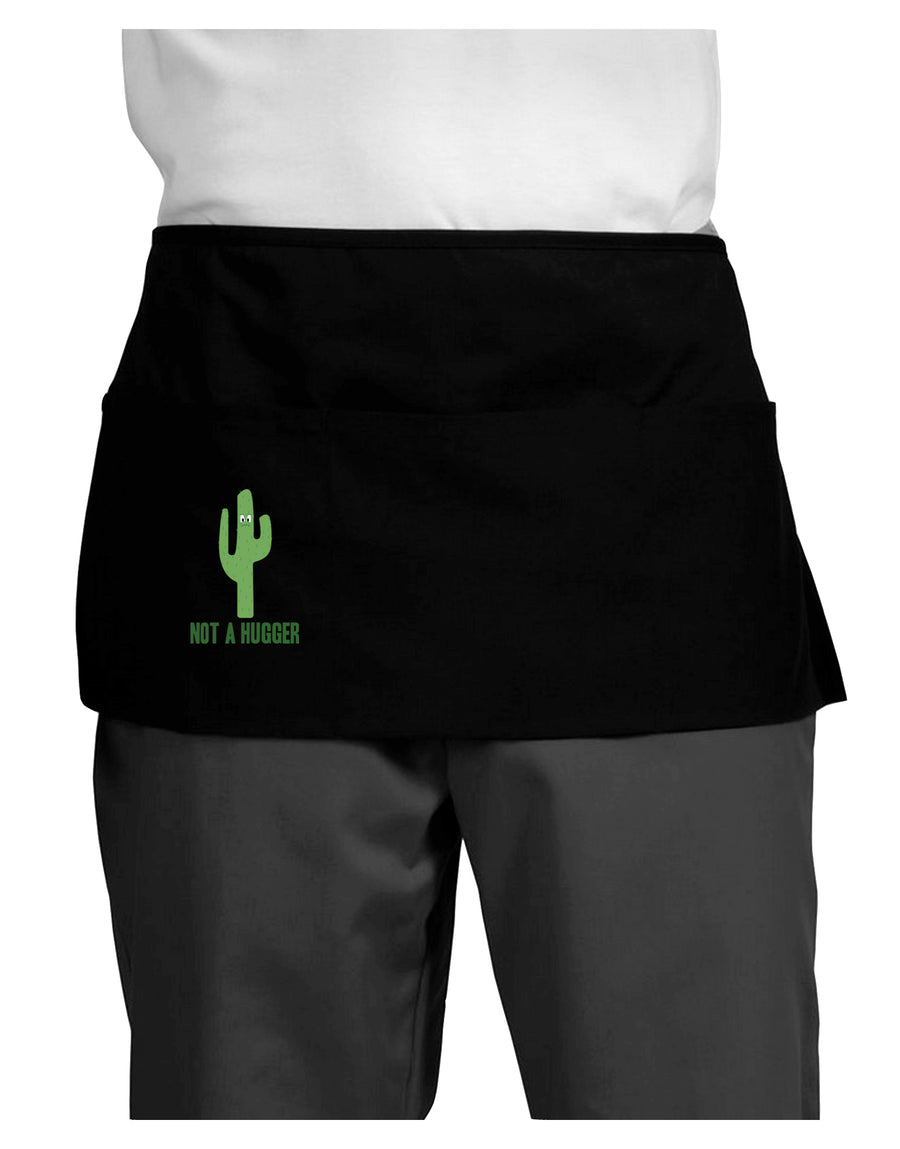 TooLoud Not a Hugger Dark Dark Adult Mini Waist Apron-Aprons - Waist-TooLoud-Black-One-Size-Davson Sales