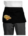 Chihuahua Dog with Sombrero - Patchwork Design Dark Adult Mini Waist Apron, Server Apron by TooLoud-Mini Waist Apron-TooLoud-Black-One-Size-Davson Sales