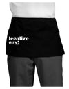 Legalize Gay Dark Adult Mini Waist Apron, Server Apron-Mini Waist Apron-TooLoud-Black-One-Size-Davson Sales