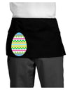 Colorful Easter Egg Dark Adult Mini Waist Apron, Server Apron-Mini Waist Apron-TooLoud-Black-One-Size-Davson Sales