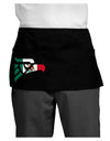 Hecho en Mexico Eagle Symbol - Mexican Flag Dark Adult Mini Waist Apron, Server Apron by TooLoud-Mini Waist Apron-TooLoud-Black-One-Size-Davson Sales