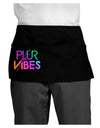 PLUR Vibes Dark Adult Mini Waist Apron, Server Apron-Mini Waist Apron-TooLoud-Black-One-Size-Davson Sales