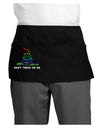 LGBT Freedom Rainbow Don't Tread on Me Dark Adult Mini Waist Apron, Server Apron-Mini Waist Apron-TooLoud-Black-One-Size-Davson Sales