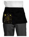 Happy Three Kings Day - Shining Stars Dark Adult Mini Waist Apron, Server Apron by TooLoud-Mini Waist Apron-TooLoud-Black-One-Size-Davson Sales