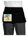 Red-tailed Hawk Dark Adult Mini Waist Apron, Server Apron-Mini Waist Apron-TooLoud-Black-One-Size-Davson Sales