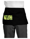 Buy Local - Jalapenos Text Dark Adult Mini Waist Apron, Server Apron-Mini Waist Apron-TooLoud-Black-One-Size-Davson Sales