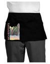 Archaopteryx - With Name Dark Adult Mini Waist Apron, Server Apron by TooLoud-Mini Waist Apron-TooLoud-Black-One-Size-Davson Sales