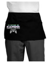 I'd Rather Be Gaming Dark Adult Mini Waist Apron, Server Apron-Mini Waist Apron-TooLoud-Black-One-Size-Davson Sales