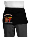 Chiles and Chocolate Dark Adult Mini Waist Apron, Server Apron-Mini Waist Apron-TooLoud-Black-One-Size-Davson Sales