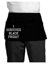 I Survived Black Friday Dark Adult Mini Waist Apron, Server Apron-Mini Waist Apron-TooLoud-Black-One-Size-Davson Sales