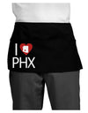 I Heart Phoenix Dark Adult Mini Waist Apron, Server Apron-Mini Waist Apron-TooLoud-Black-One-Size-Davson Sales