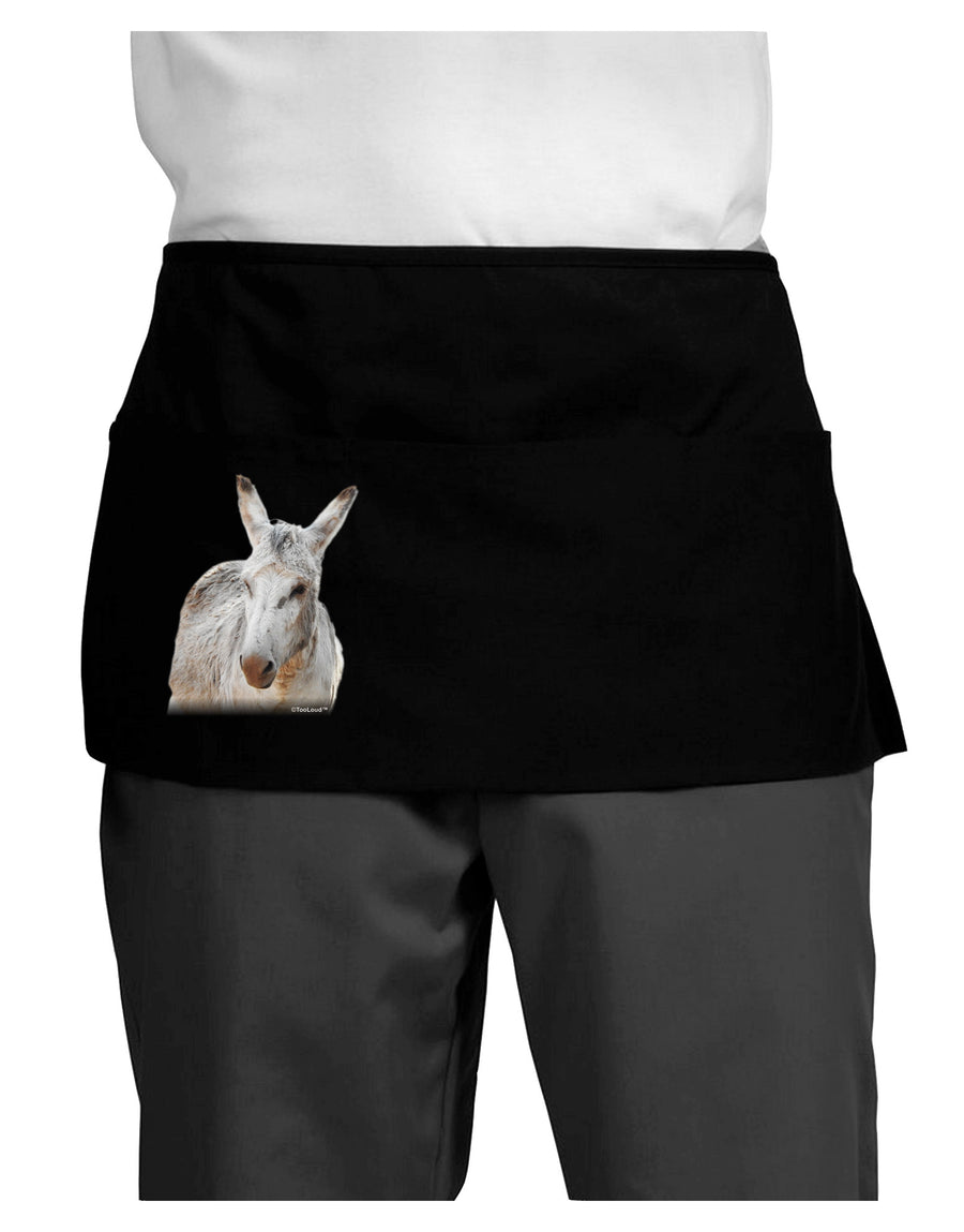 Burro Cutout Dark Adult Mini Waist Apron, Server Apron-Mini Waist Apron-TooLoud-Black-One-Size-Davson Sales