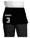 Reindeer Jersey - Donner 3 Dark Adult Mini Waist Apron, Server Apron-Mini Waist Apron-TooLoud-Black-One-Size-Davson Sales