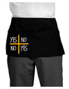 Charlie Charlie Challenge Dark Adult Mini Waist Apron, Server Apron-Mini Waist Apron-TooLoud-Black-One-Size-Davson Sales