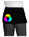 CMYK Color Model Dark Adult Mini Waist Apron, Server Apron by TooLoud-Mini Waist Apron-TooLoud-Black-One-Size-Davson Sales