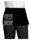 Baby It's Cold Outside Christmas Sweater Design Dark Adult Mini Waist Apron, Server Apron-Mini Waist Apron-TooLoud-Black-One-Size-Davson Sales