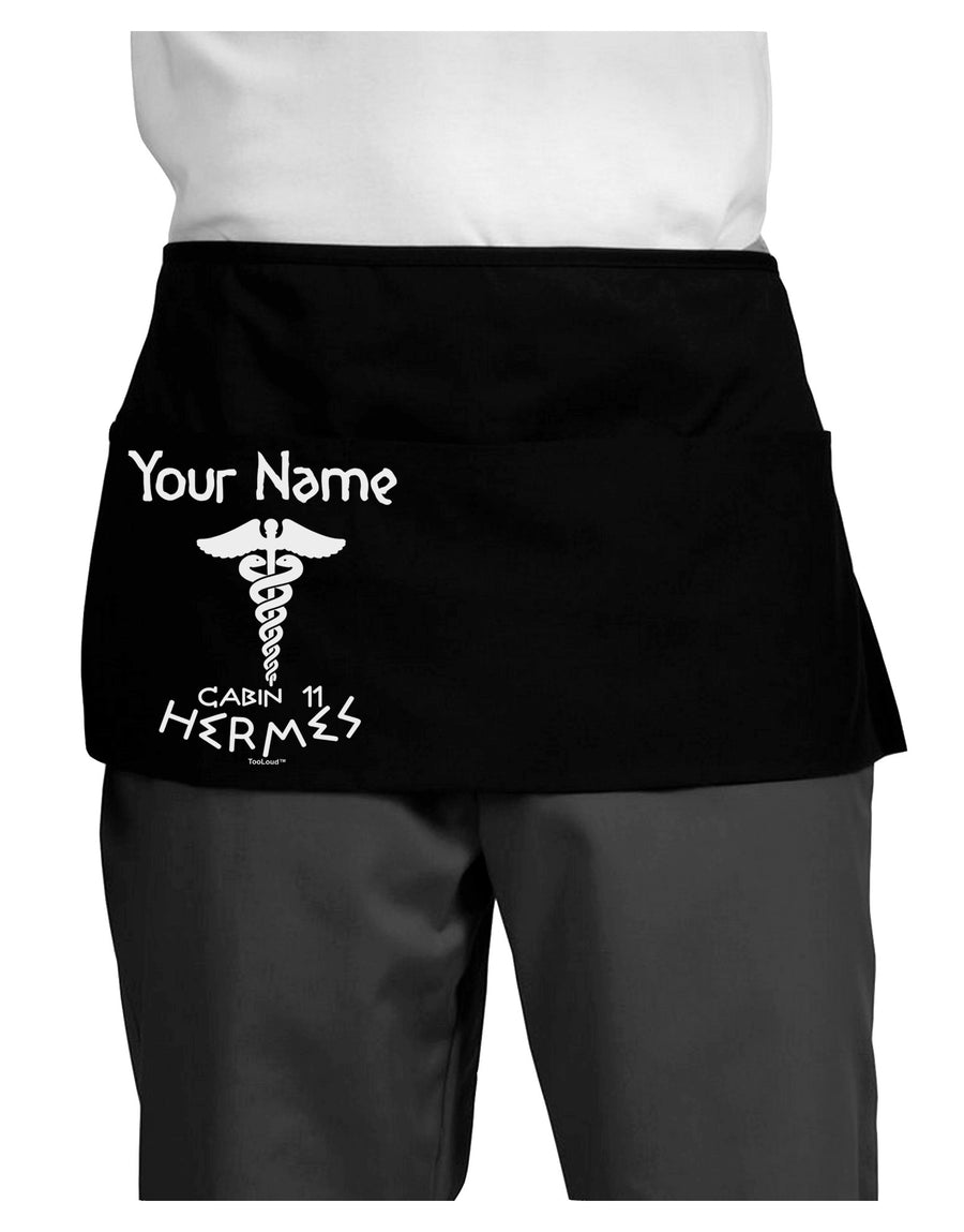 Personalized Cabin 11 Hermes Dark Adult Mini Waist Apron, Server Apron by-Mini Waist Apron-TooLoud-Black-One-Size-Davson Sales