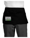 Drink Mode On Dark Adult Mini Waist Apron, Server Apron by TooLoud-Bib Apron-TooLoud-Black-One-Size-Davson Sales