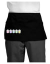 Cute Pastel Bunnies Dark Adult Mini Waist Apron, Server Apron by TooLoud-Mini Waist Apron-TooLoud-Black-One-Size-Davson Sales