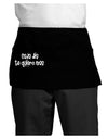 Cada Dia Te Quiero Mas Design Dark Adult Mini Waist Apron, Server Apron by TooLoud-Mini Waist Apron-TooLoud-Black-One-Size-Davson Sales