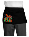 Ride My Sleigh Color Dark Adult Mini Waist Apron, Server Apron-Mini Waist Apron-TooLoud-Black-One-Size-Davson Sales