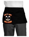 Let's Get Smashed Pumpkin Dark Adult Mini Waist Apron, Server Apron by TooLoud-Mini Waist Apron-TooLoud-Black-One-Size-Davson Sales