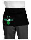 Nigeria Bobsled Dark Adult Mini Waist Apron, Server Apron by TooLoud-Bib Apron-TooLoud-Black-One-Size-Davson Sales