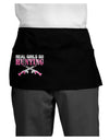 Real Girls Go Hunting Dark Adult Mini Waist Apron, Server Apron-Mini Waist Apron-TooLoud-Black-One-Size-Davson Sales