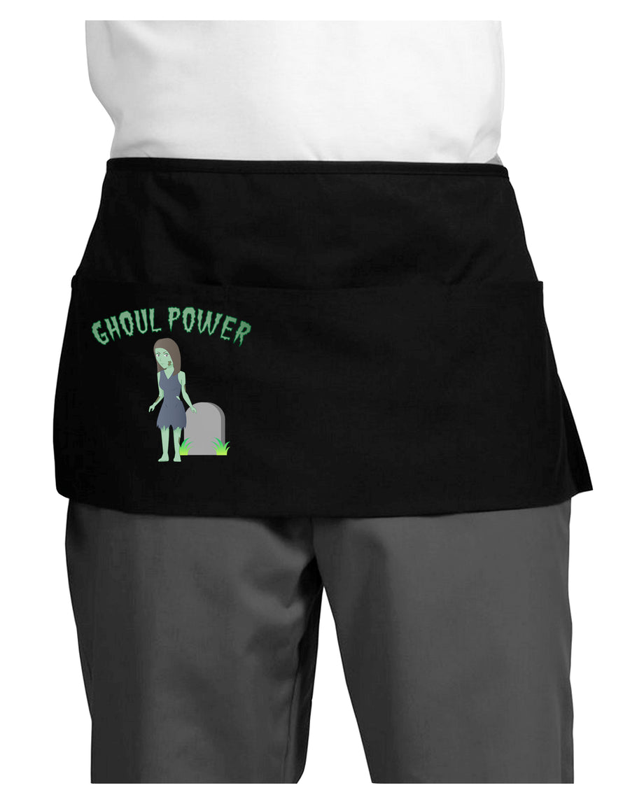 Ghoul Power - Funny Halloween Dark Adult Mini Waist Apron, Server Apron-Mini Waist Apron-TooLoud-Black-One-Size-Davson Sales