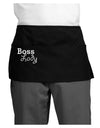 Boss Lady - Boss Day Dark Adult Mini Waist Apron, Server Apron-Mini Waist Apron-TooLoud-Black-One-Size-Davson Sales