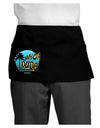 Whoa Dude Dark Adult Mini Waist Apron, Server Apron by TooLoud-Mini Waist Apron-TooLoud-Black-One-Size-Davson Sales