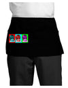 Extraterrestial Pop-art #1 Dark Adult Mini Waist Apron, Server Apron by TooLoud-Mini Waist Apron-TooLoud-Black-One-Size-Davson Sales