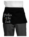 Mother of the Bride - Diamond - Color Dark Adult Mini Waist Apron, Server Apron-Mini Waist Apron-TooLoud-Black-One-Size-Davson Sales