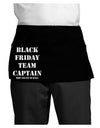 Black Friday Team Captain - Drop and Give Me Deals Dark Adult Mini Waist Apron, Server Apron-Mini Waist Apron-TooLoud-Black-One-Size-Davson Sales