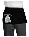 Happy Easter Gel Look Print Dark Adult Mini Waist Apron, Server Apron-Mini Waist Apron-TooLoud-Black-One-Size-Davson Sales