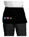 Cute Holiday Drink Set - Christmas Dark Adult Mini Waist Apron, Server Apron-Mini Waist Apron-TooLoud-Black-One-Size-Davson Sales