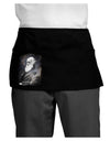 Charles Darwin In Space Dark Adult Mini Waist Apron, Server Apron by TooLoud-Mini Waist Apron-TooLoud-Black-One-Size-Davson Sales